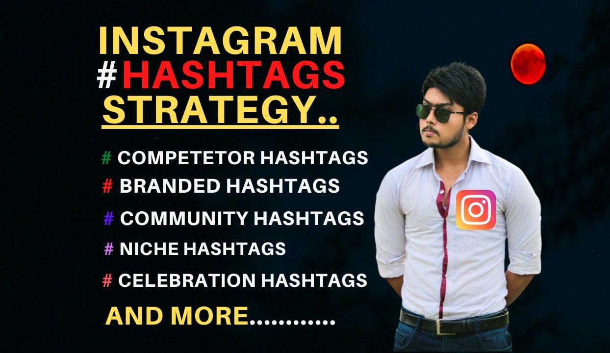 I will research instagram hashtags for fastest growth
