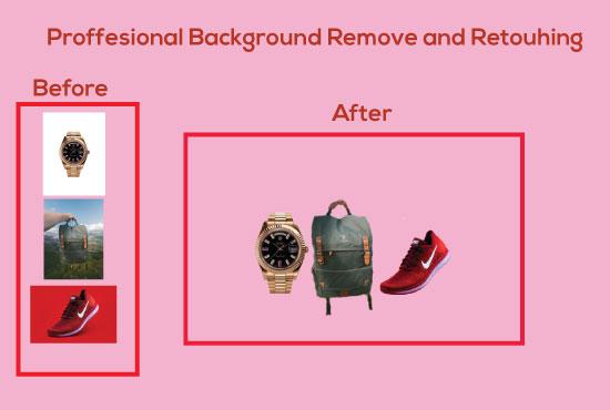 I will remove background and photo retouching