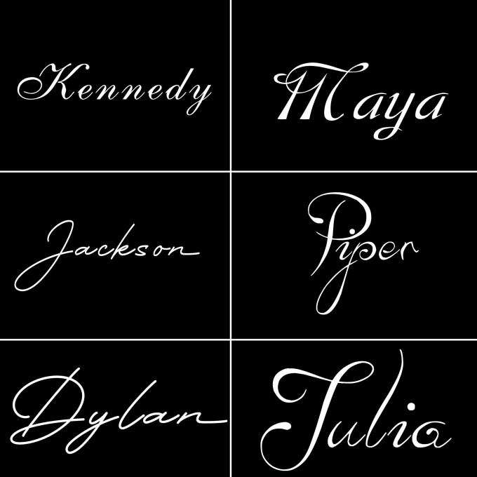 I will create a signature handwritten or text logo