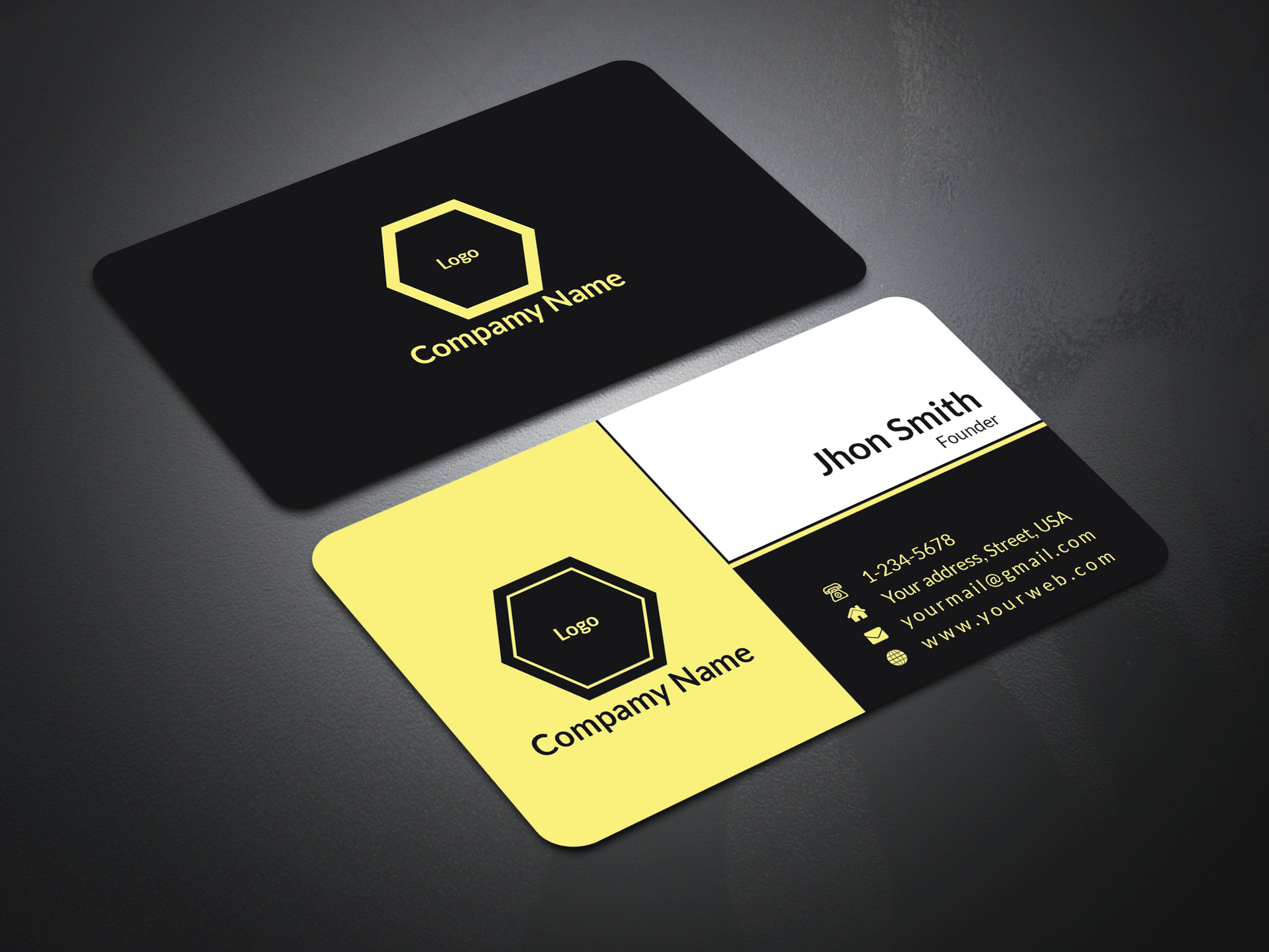 Simple Unique Business Card with gorgeous looks that I am ready to design for you