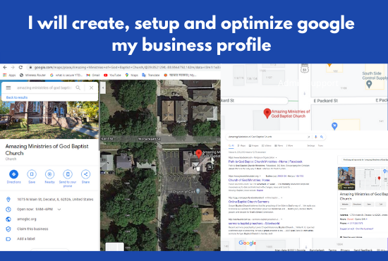 I will create, setup and optimize google my business profile