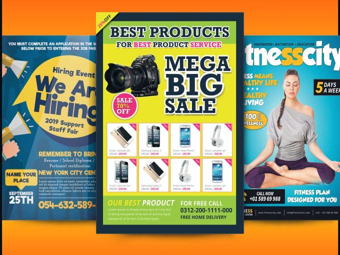  I will design the perfect flyer or brochure for your business