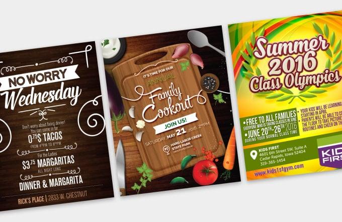  I will design the perfect flyer or brochure for your business