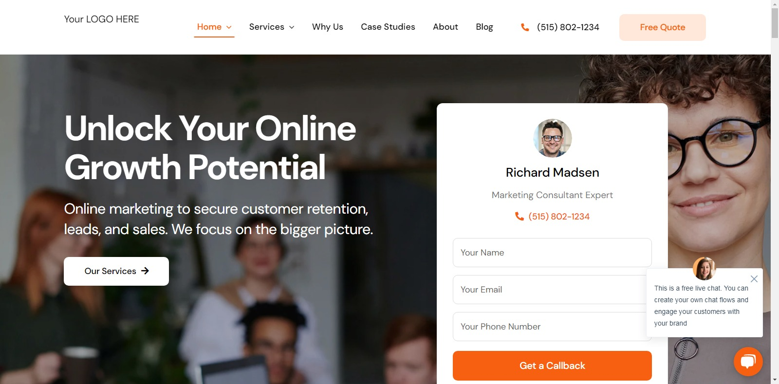 I will Create a Perfect Branded Website