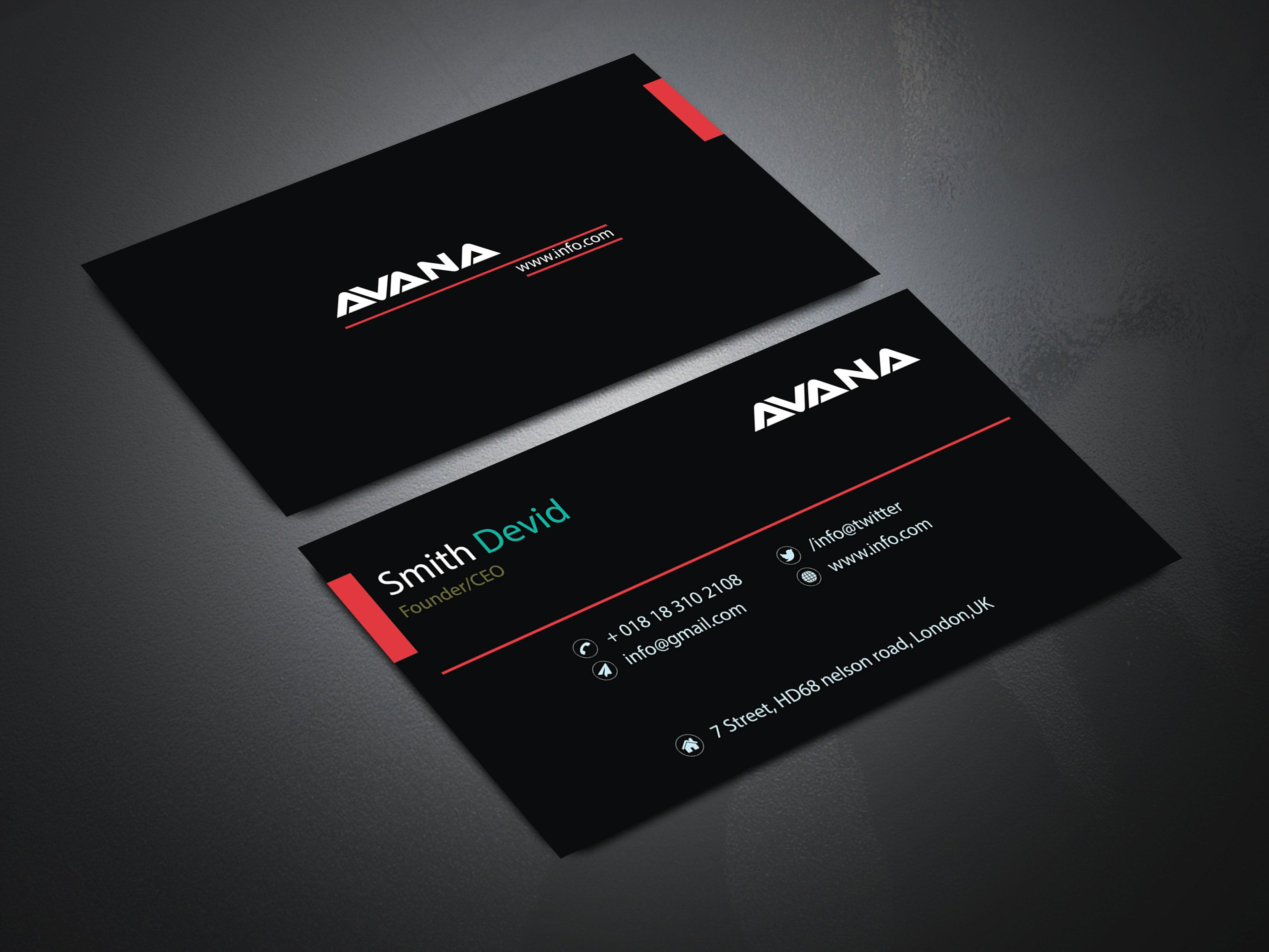 I well design a professional And luxury Business card design