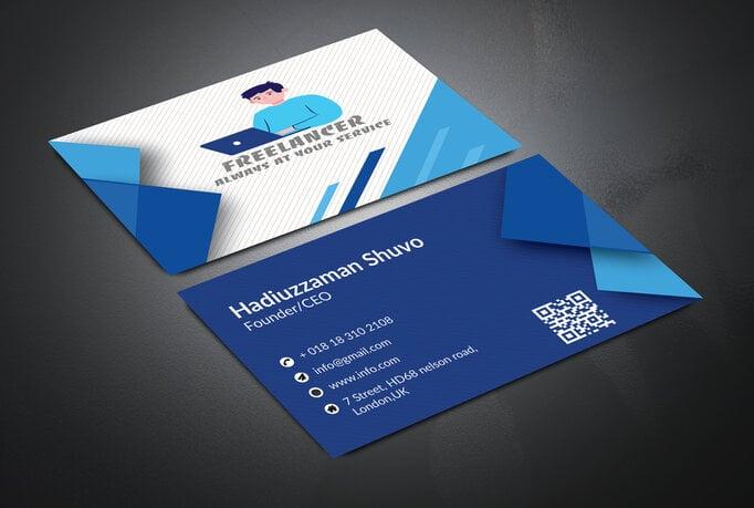I will make for you professional or personal minimalist business card.