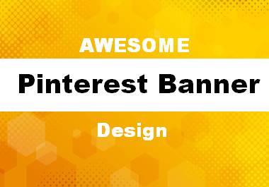 Awesome 2 pinterest banner design