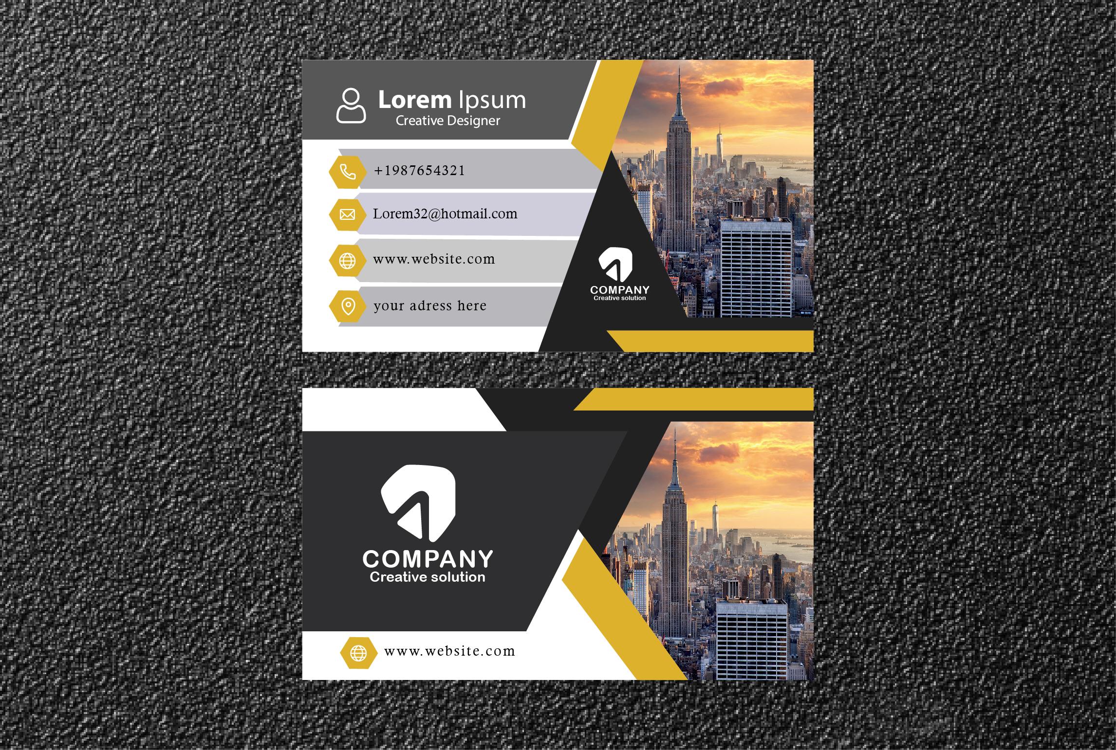 I will make Standard, professional, minimalist, luxury Business Card for You within 24 hour.