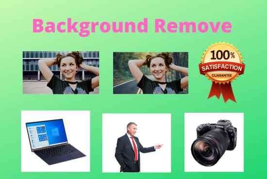 I will remove or change Background of 5 image