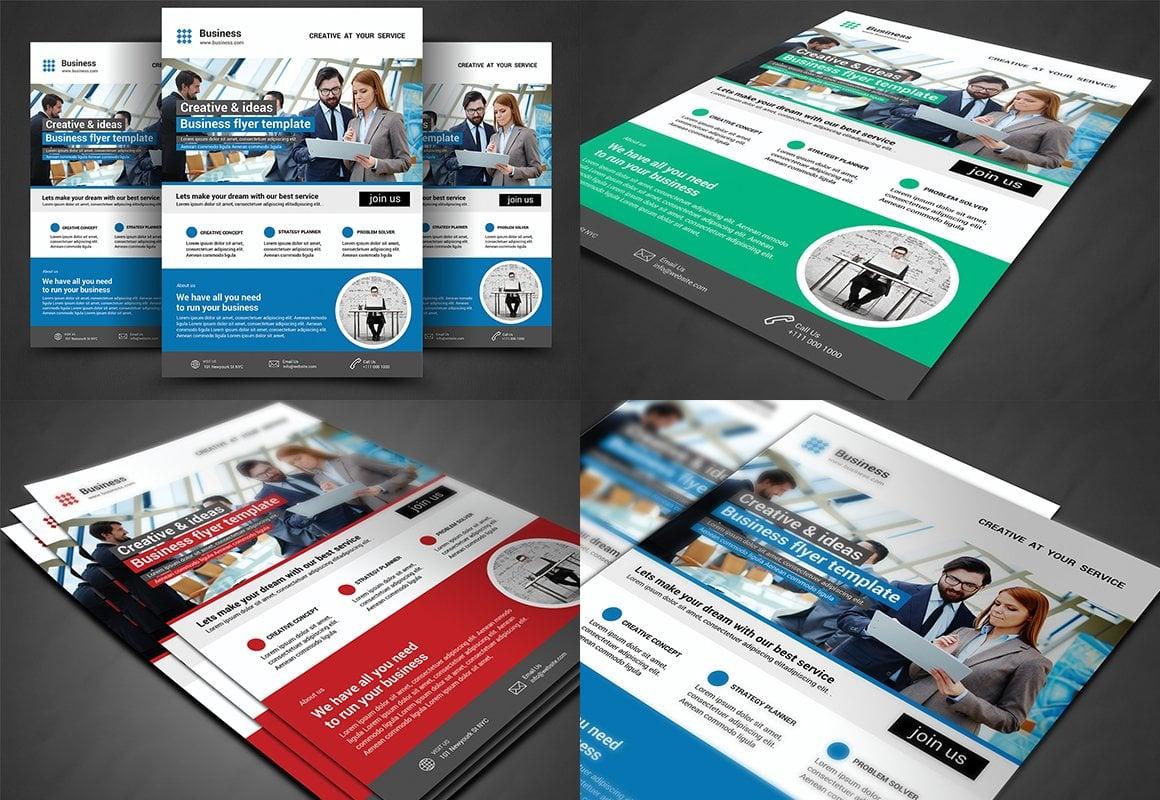 I will give you 150 template Flyers