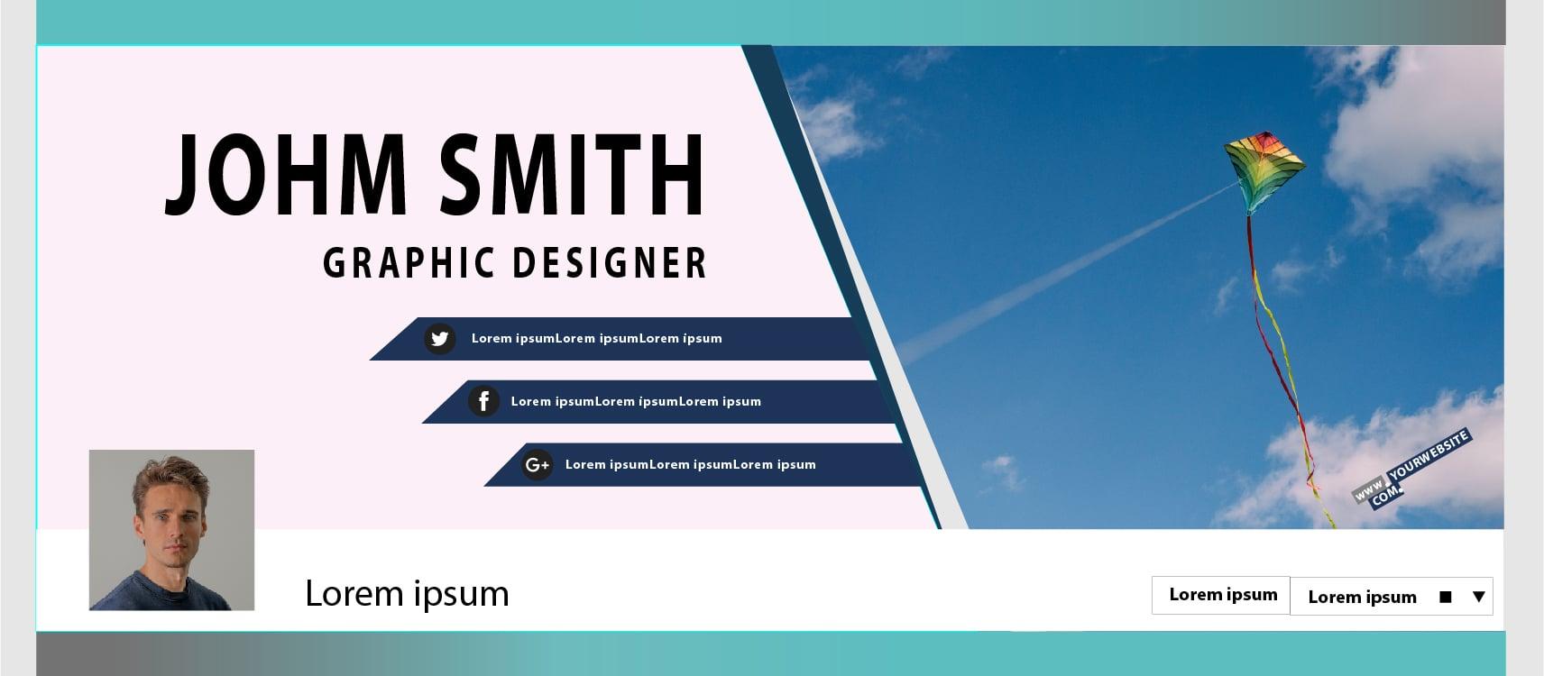 fixed design a Facebook cover page 