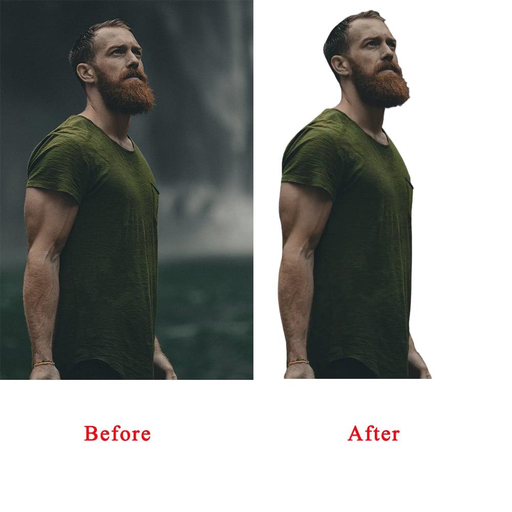 I will remove background, clipping path, color correction of photos