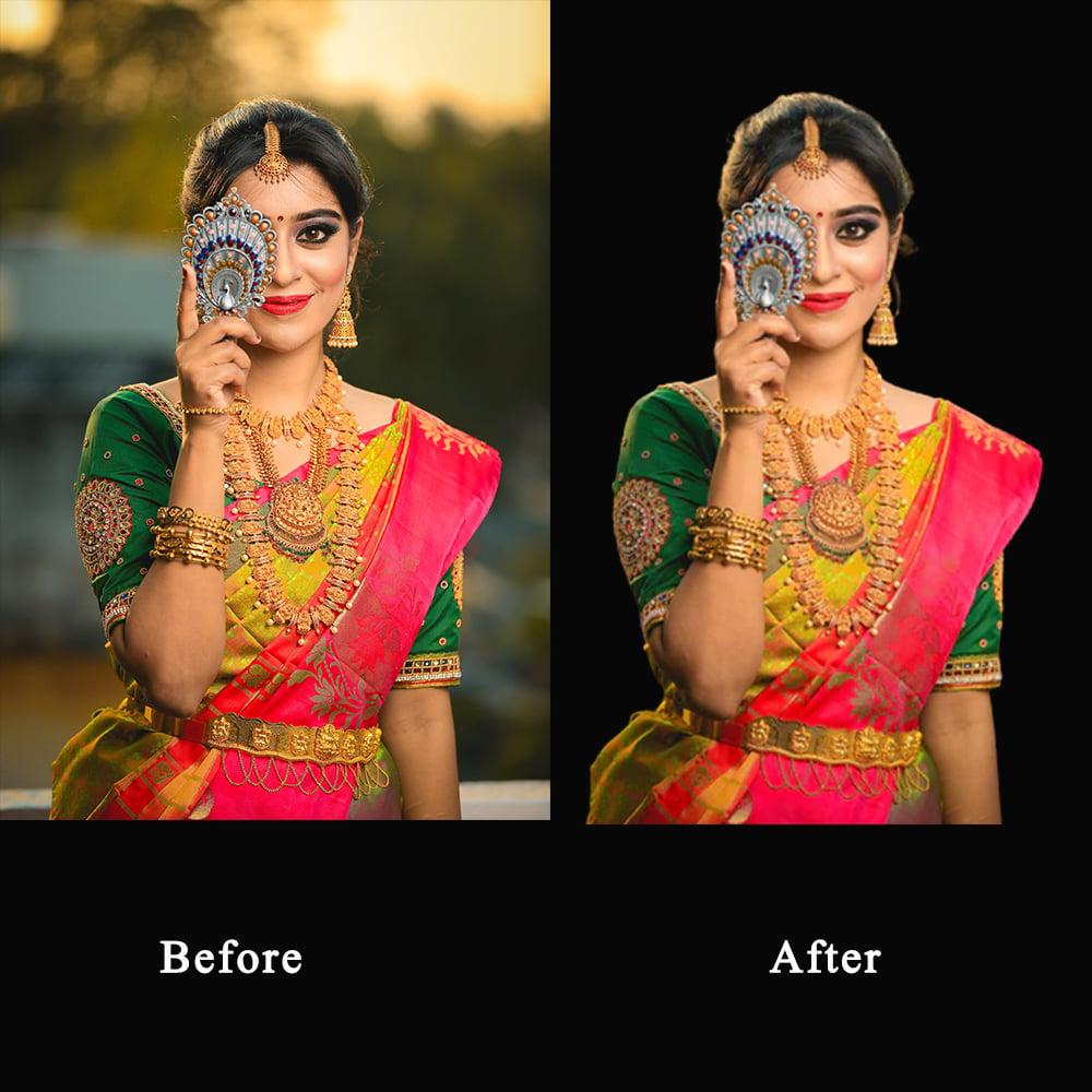 I will do background remove 100 images in Photoshop