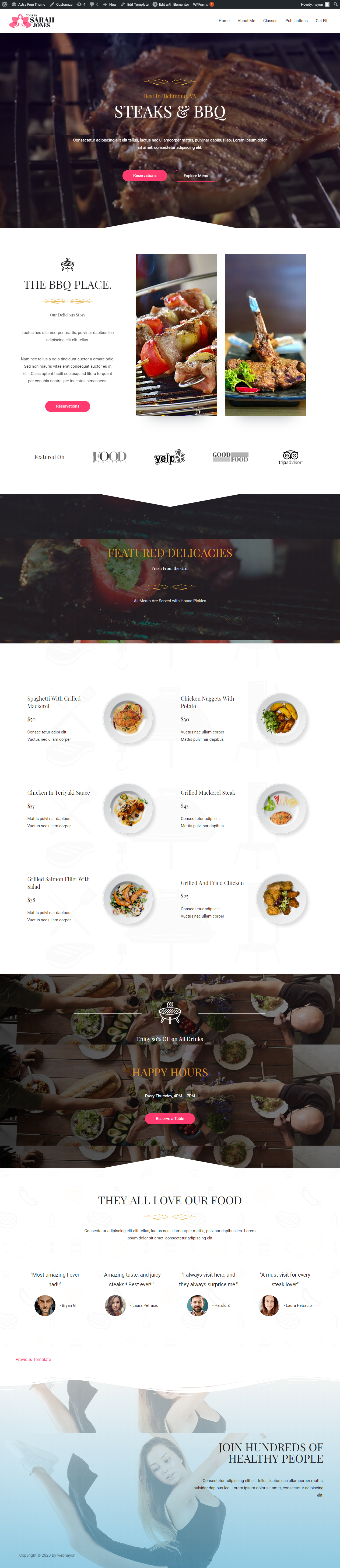 I will convert psd to wordpress responsive website With elementor pro