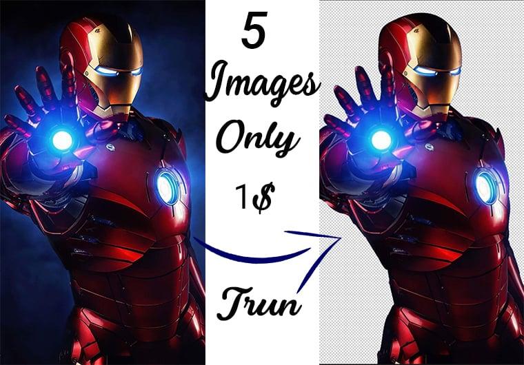 I will remove background and transparent it from your photos