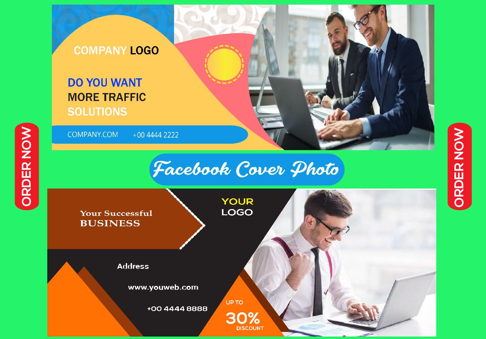 I will design attractive facebook cover photo and banner design