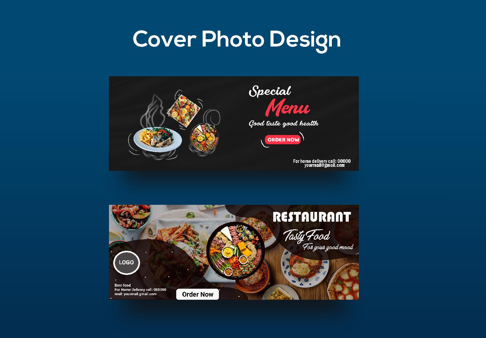 I will design a social media cover photo