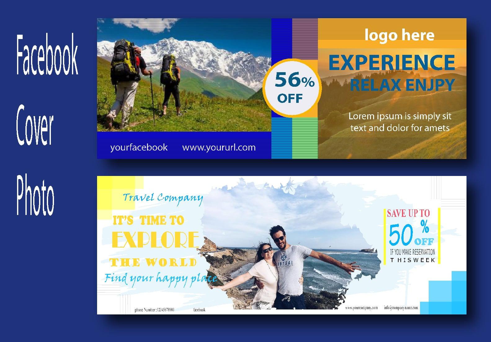 I will 1 Creative and Unique Social media or facebook cover design