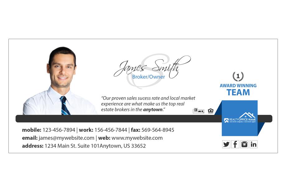 I will create professional clickable HTML gmail and outlook signature