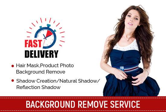 i will remove background 5 images