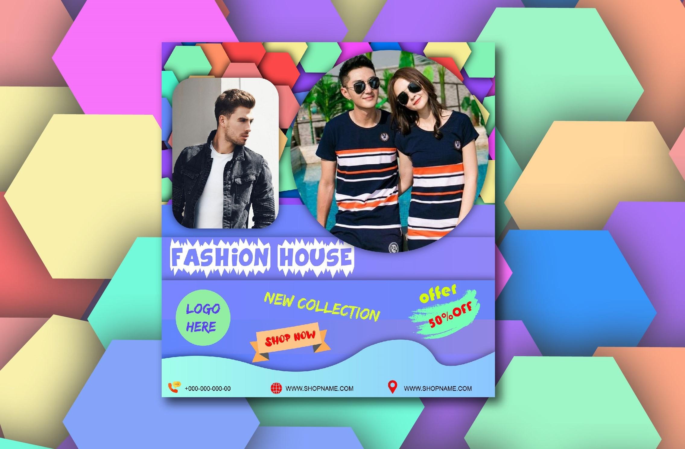 I will create attractive social media posts design.