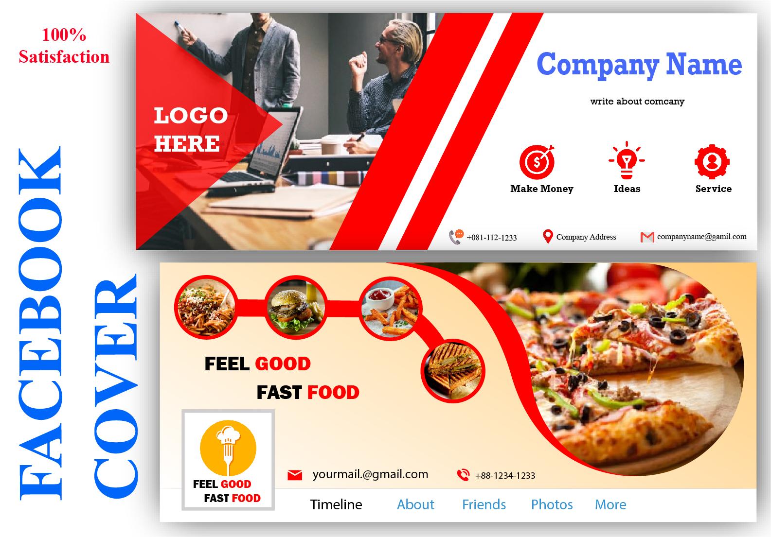 I will design social cover photo banner