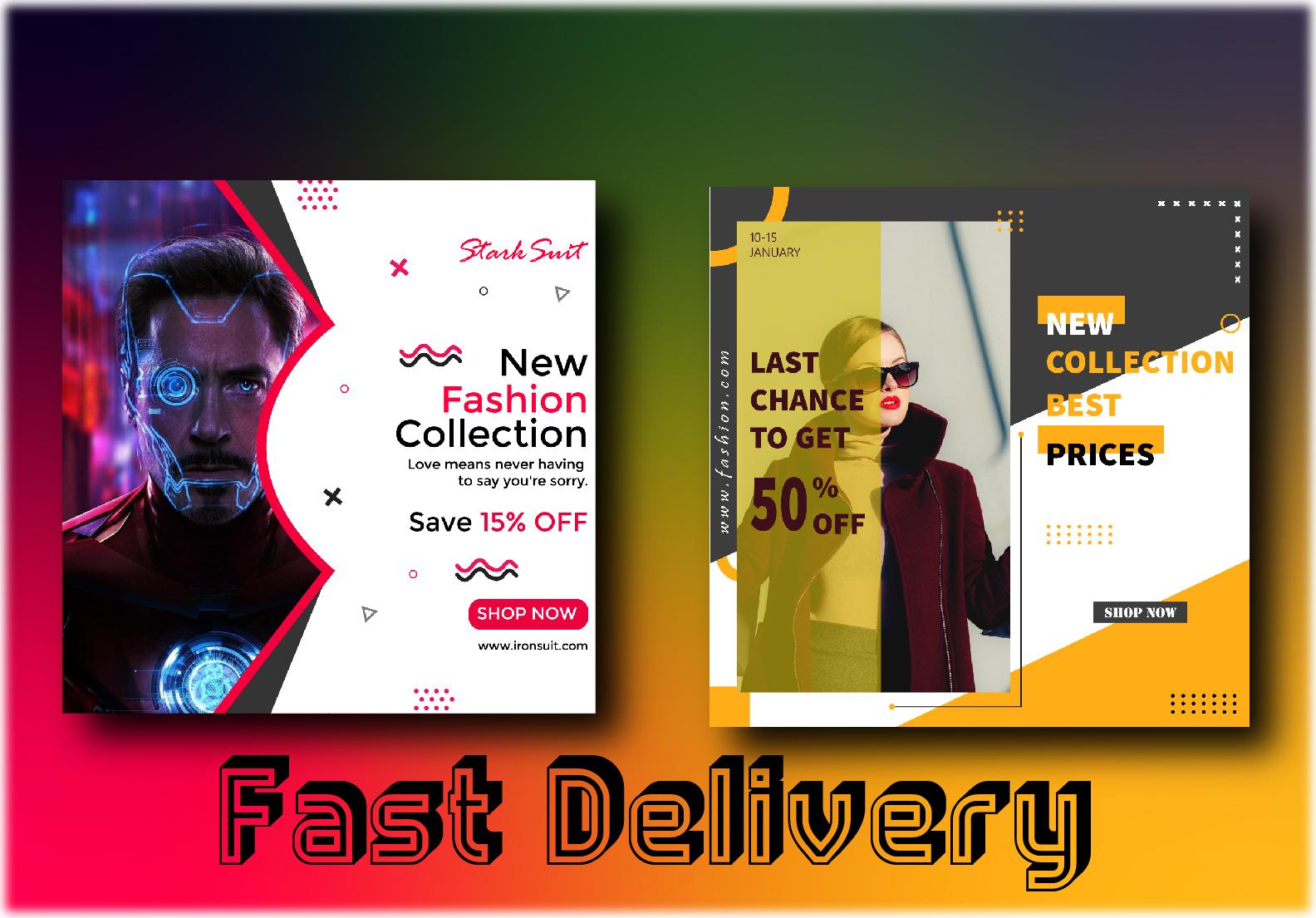 I will design an attractive social media post