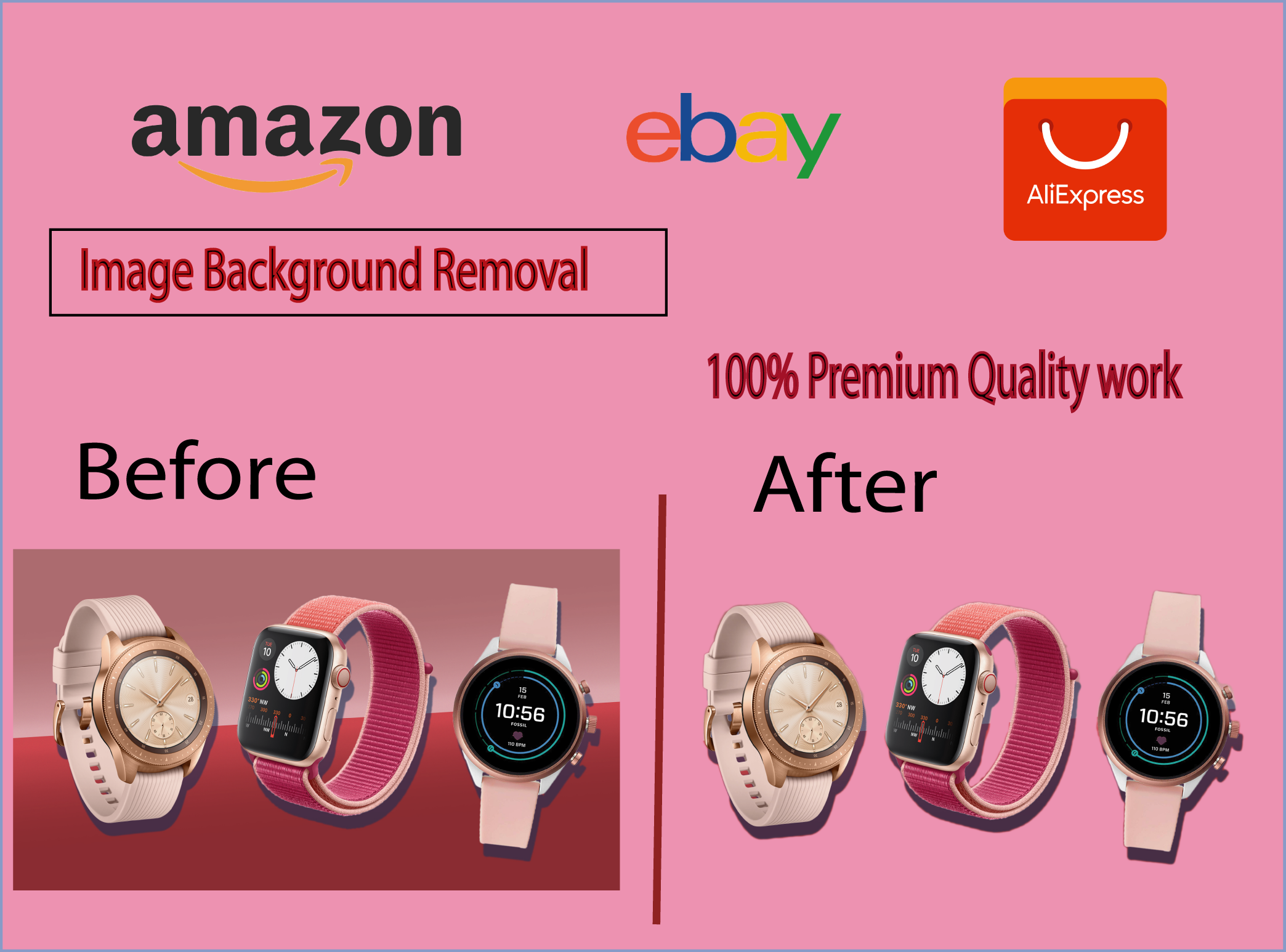 I will remove Image background and edit your photo