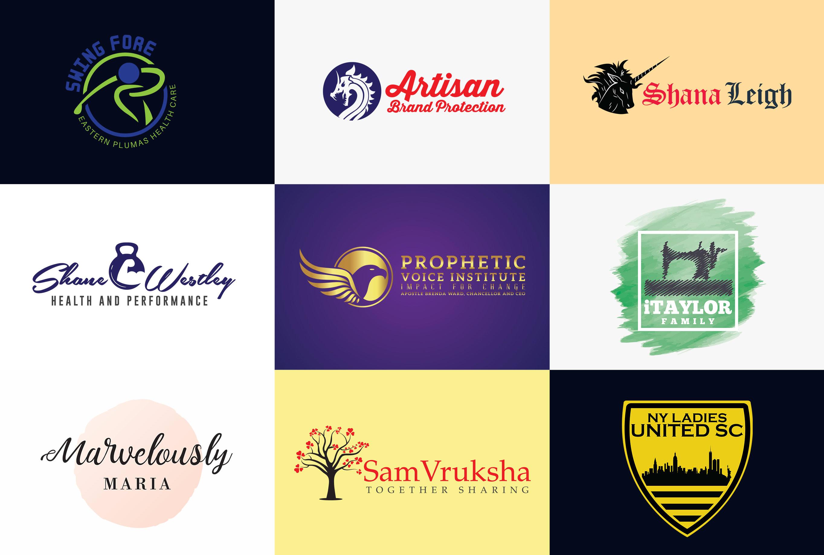 I will Design Minimalist logo, Business logo for Brand