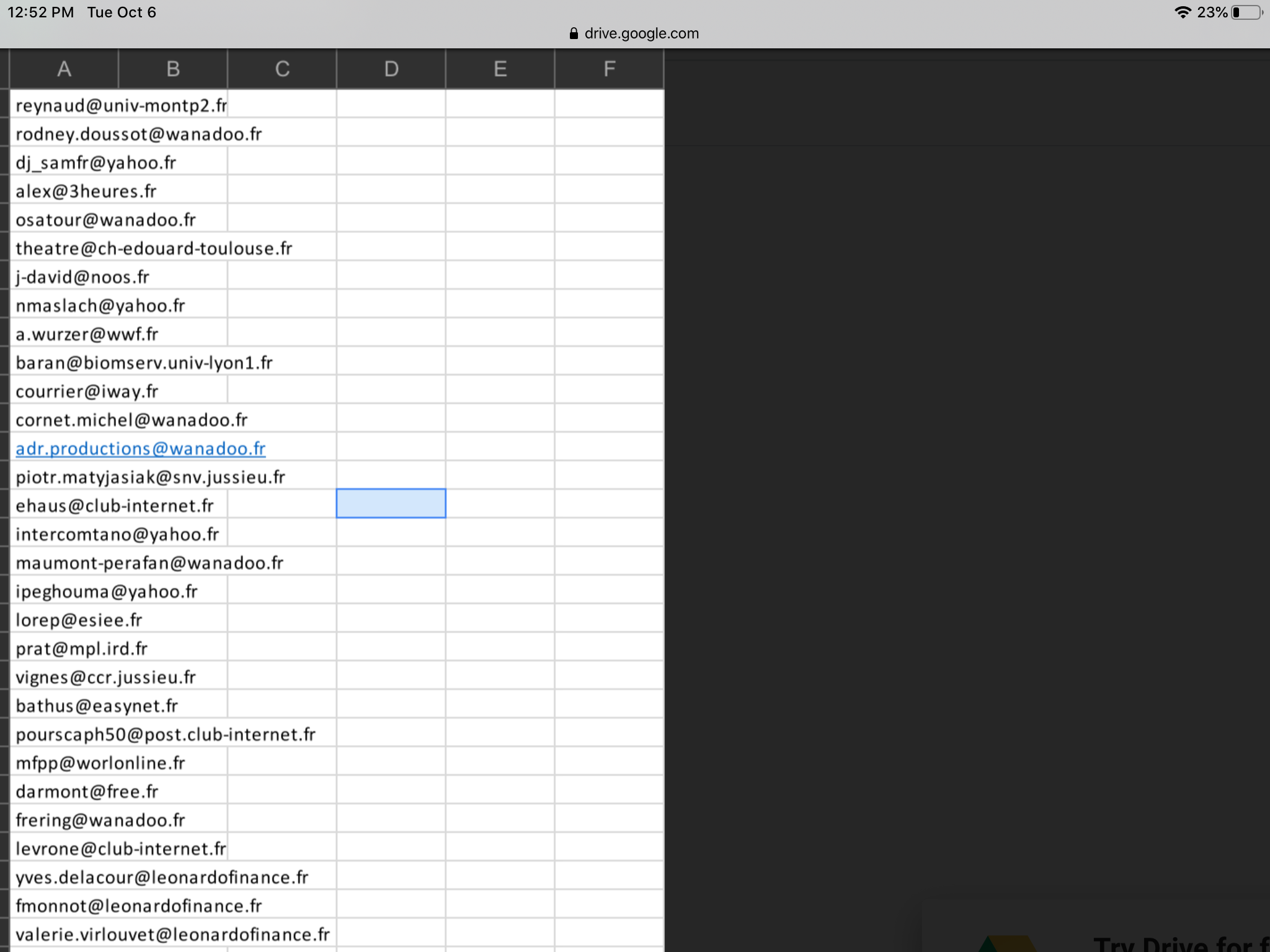 give 600k france consumer email list sales database