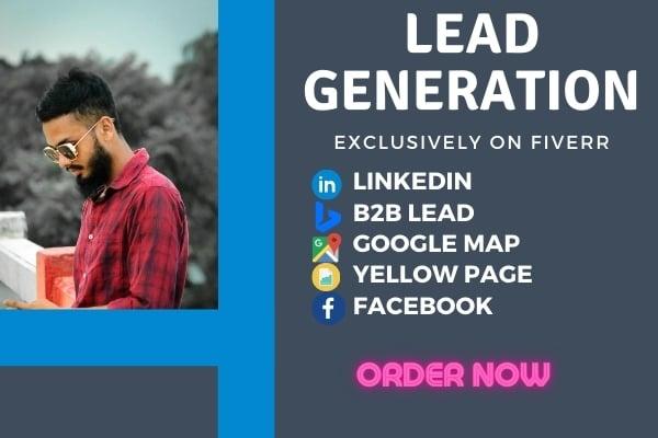 I will do any all kinds of lead generation work