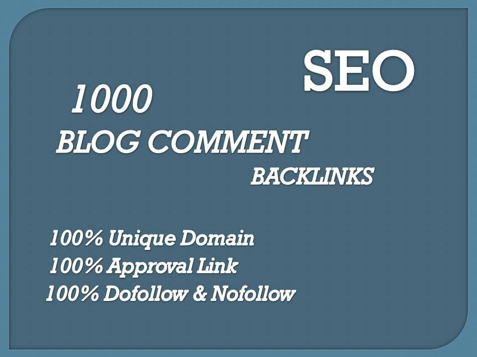  I will do create 400 dofollow nofollow blog comments backlinks for website for $5