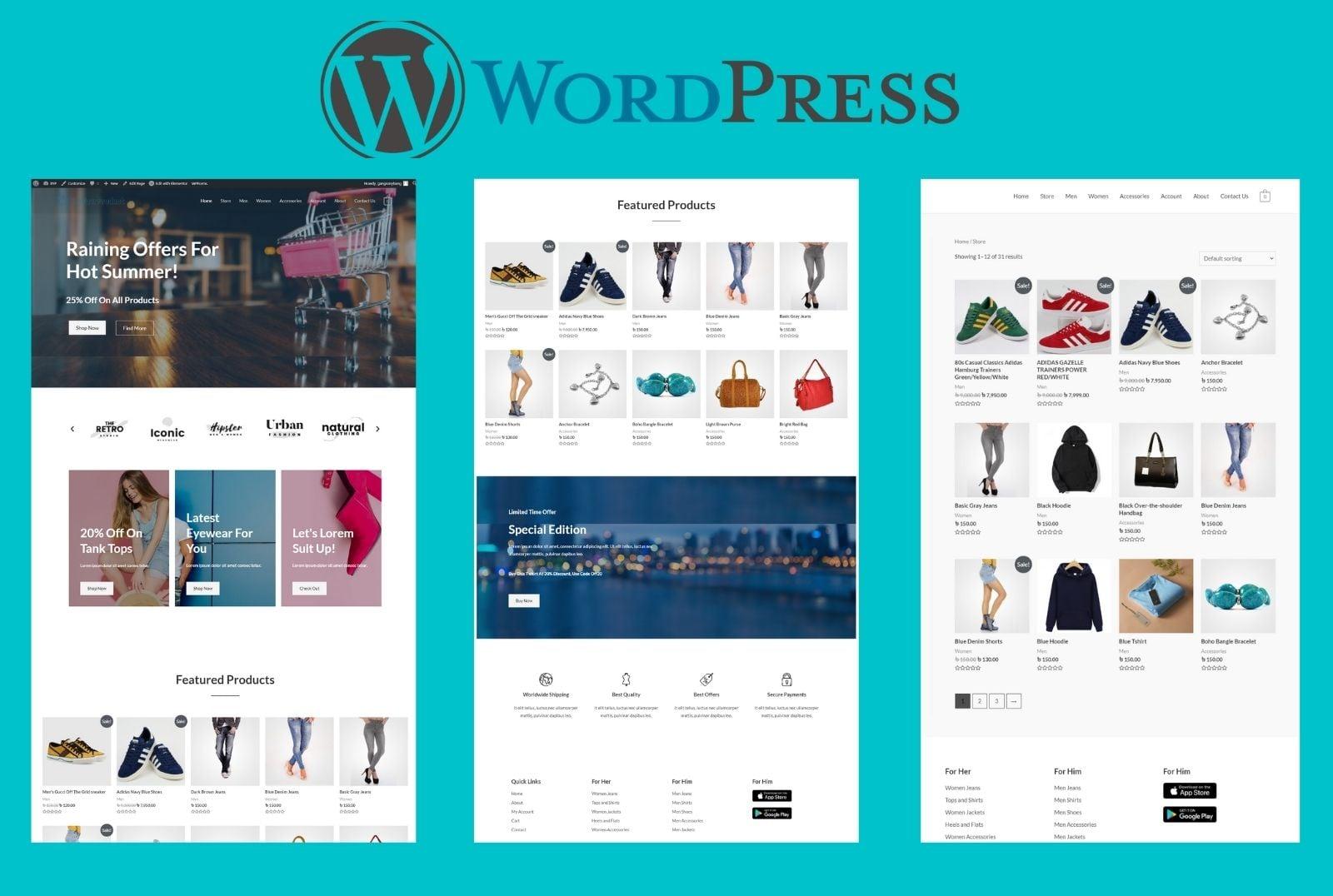 i will create professional wordpress website and theme customize