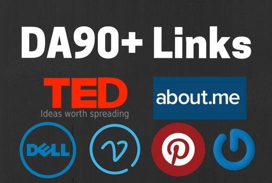 I will manual high da SEO link building backlinks service