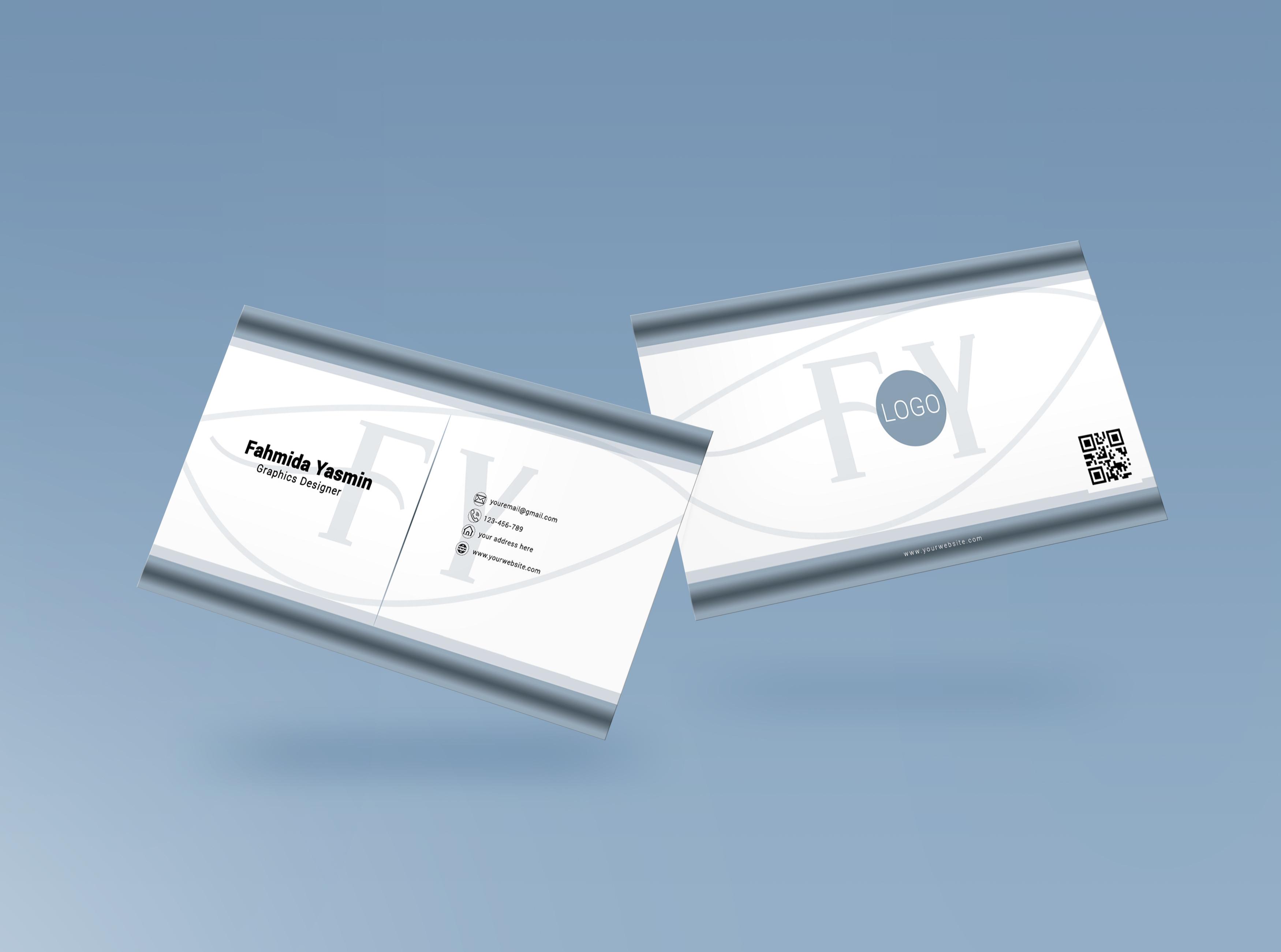 I will do business card with qr code