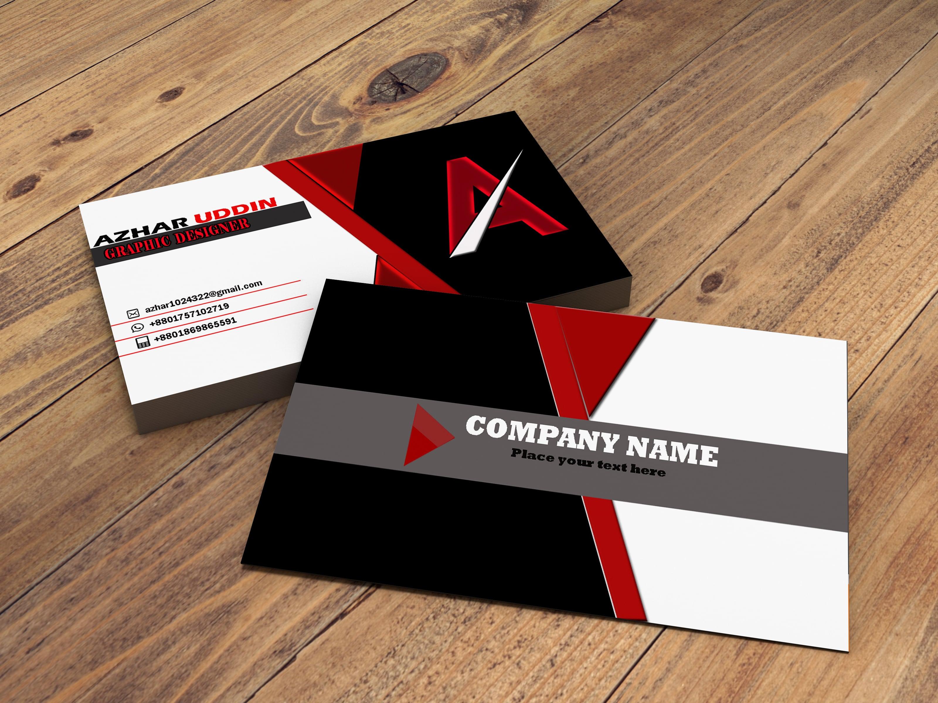 I will make smart Business card & Logo for you. 