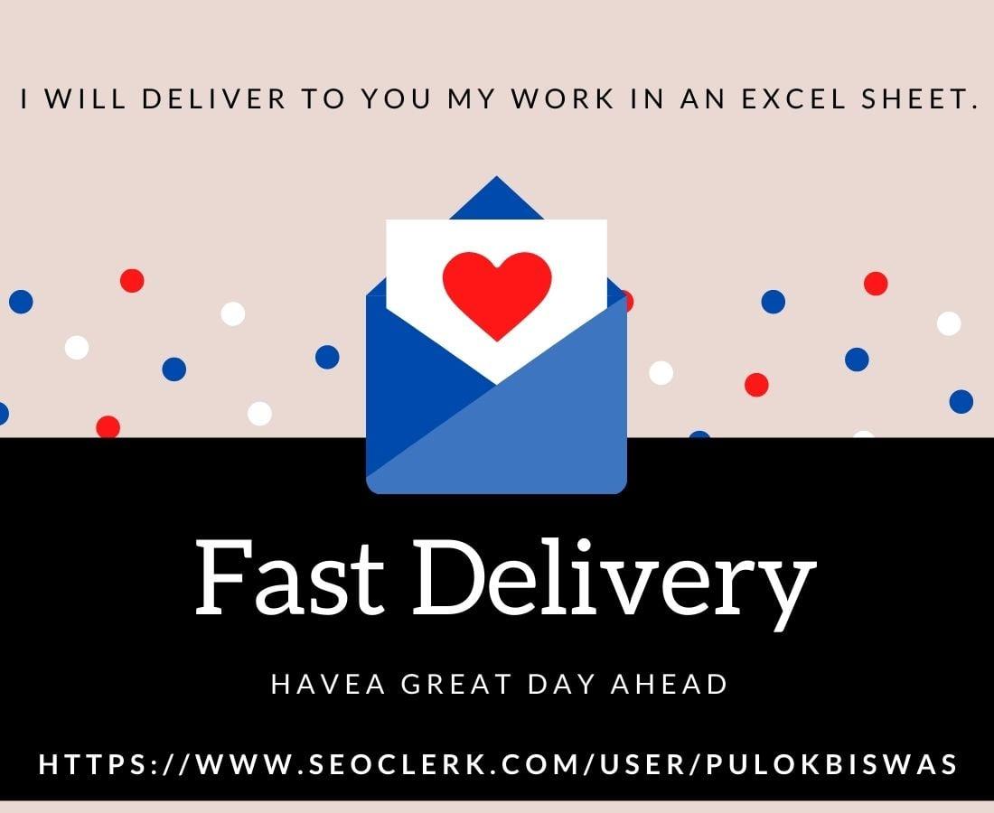 I will provide lead generation and targeted email list for your business