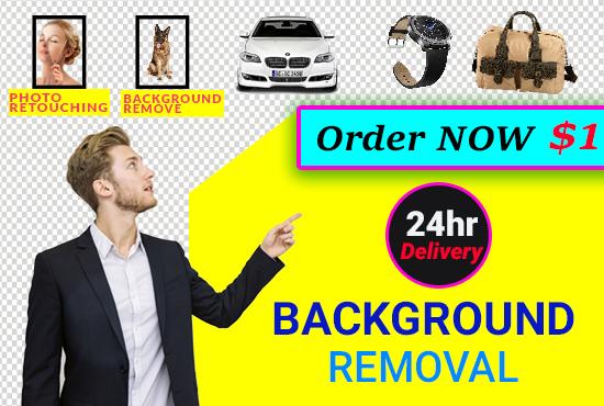 i will do every kind of background remove within 24hr