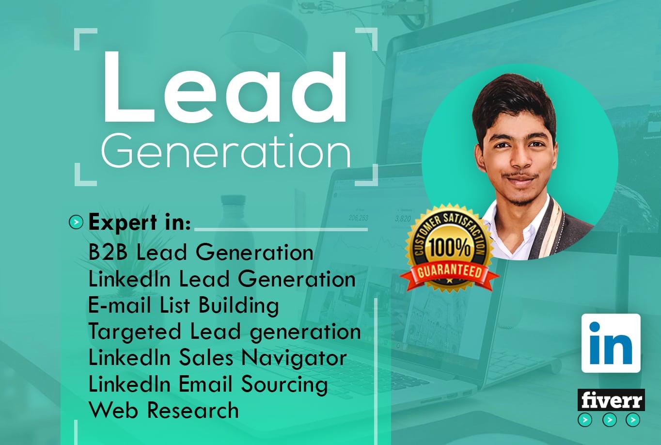 I'll provide location based 100 leads and targeted email list 100% Valid data Guarantee