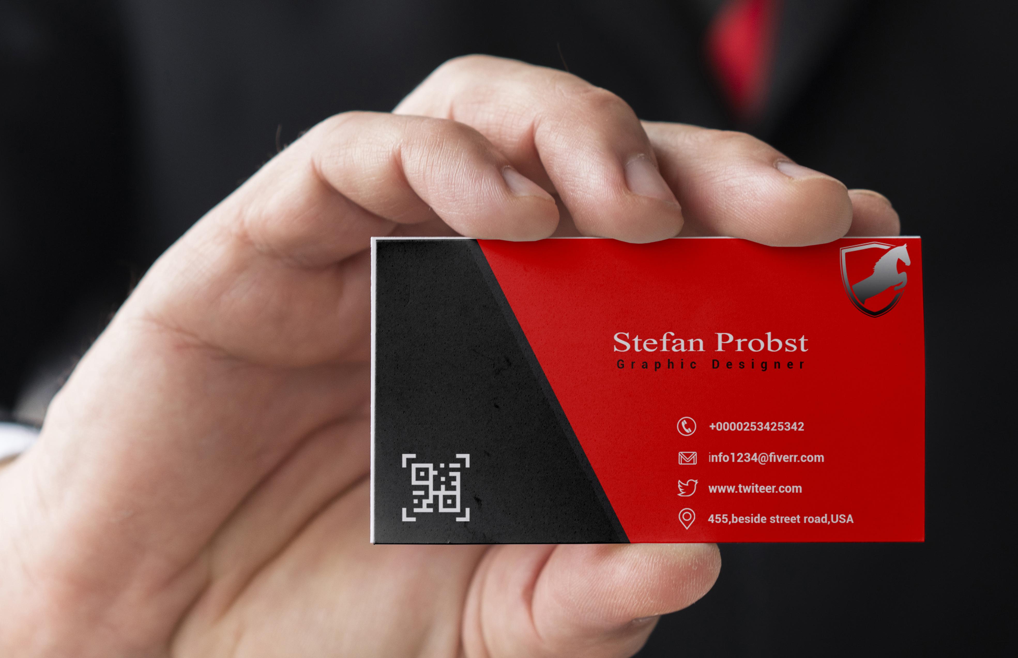 I will design you professional and outstanding business card.