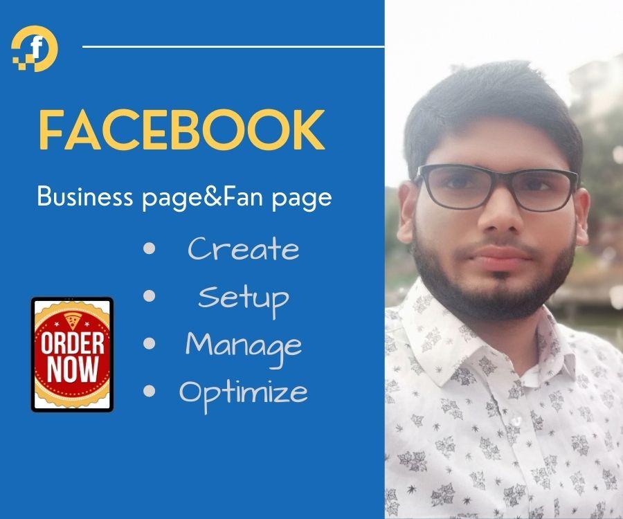 I will Create, Set up and Optimize you your Facebook page
