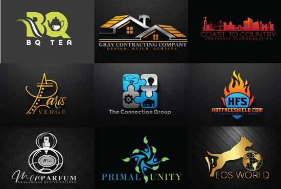 I will create Modern Minimalist and 3D logo designs