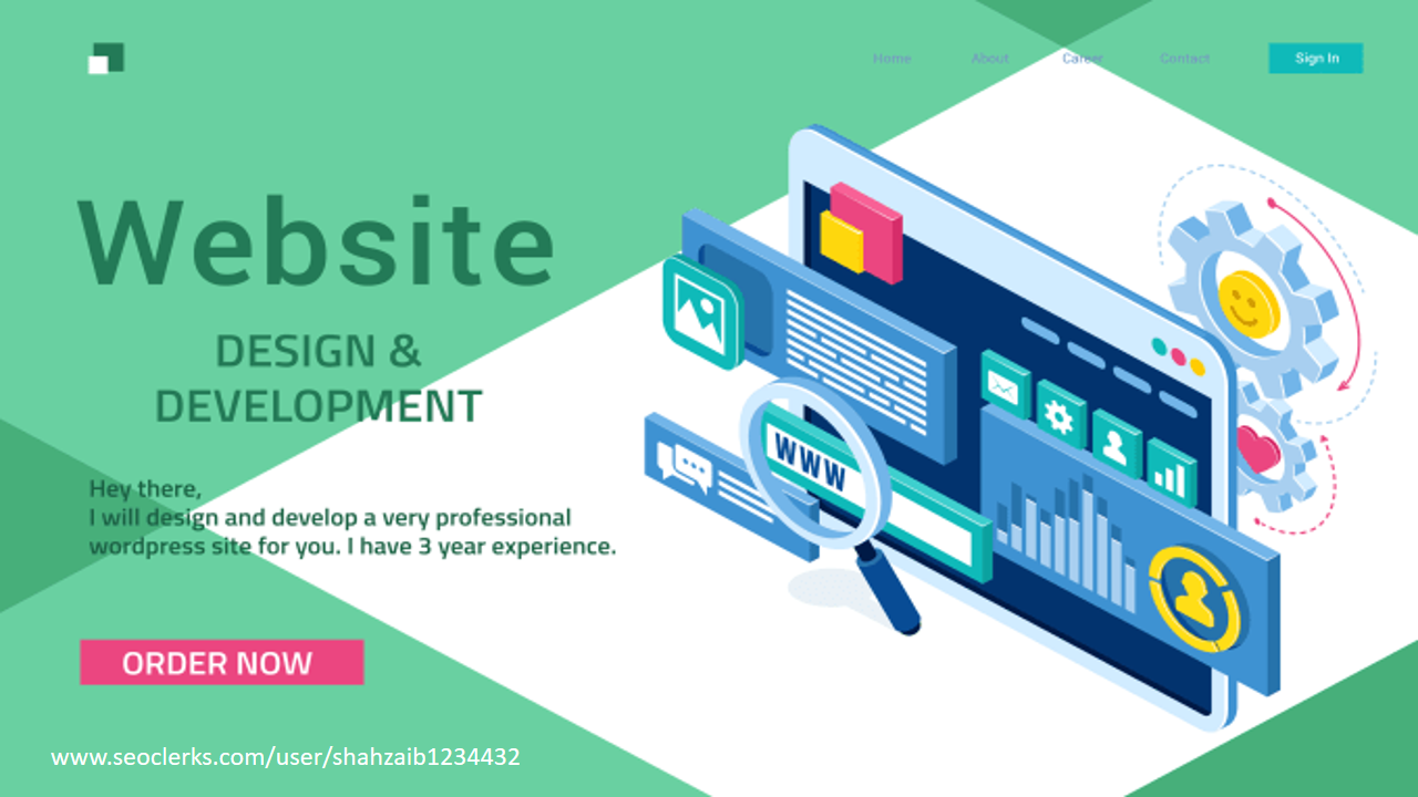 I will design and develop your website on WordPress