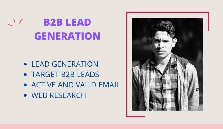 Unlimited valid B2B & B2C lead generation .