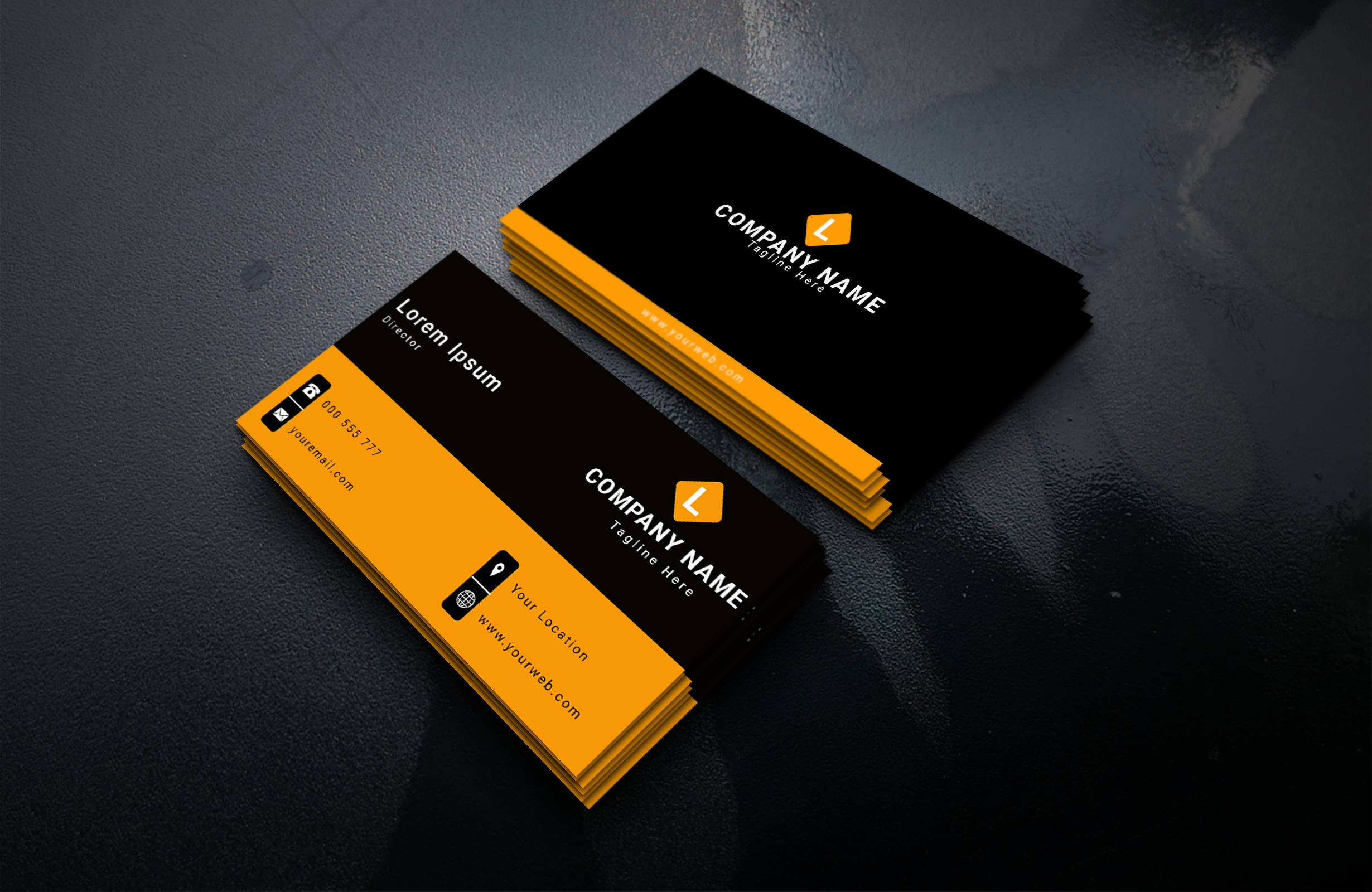 I will design unique professional Business card within 24 hours