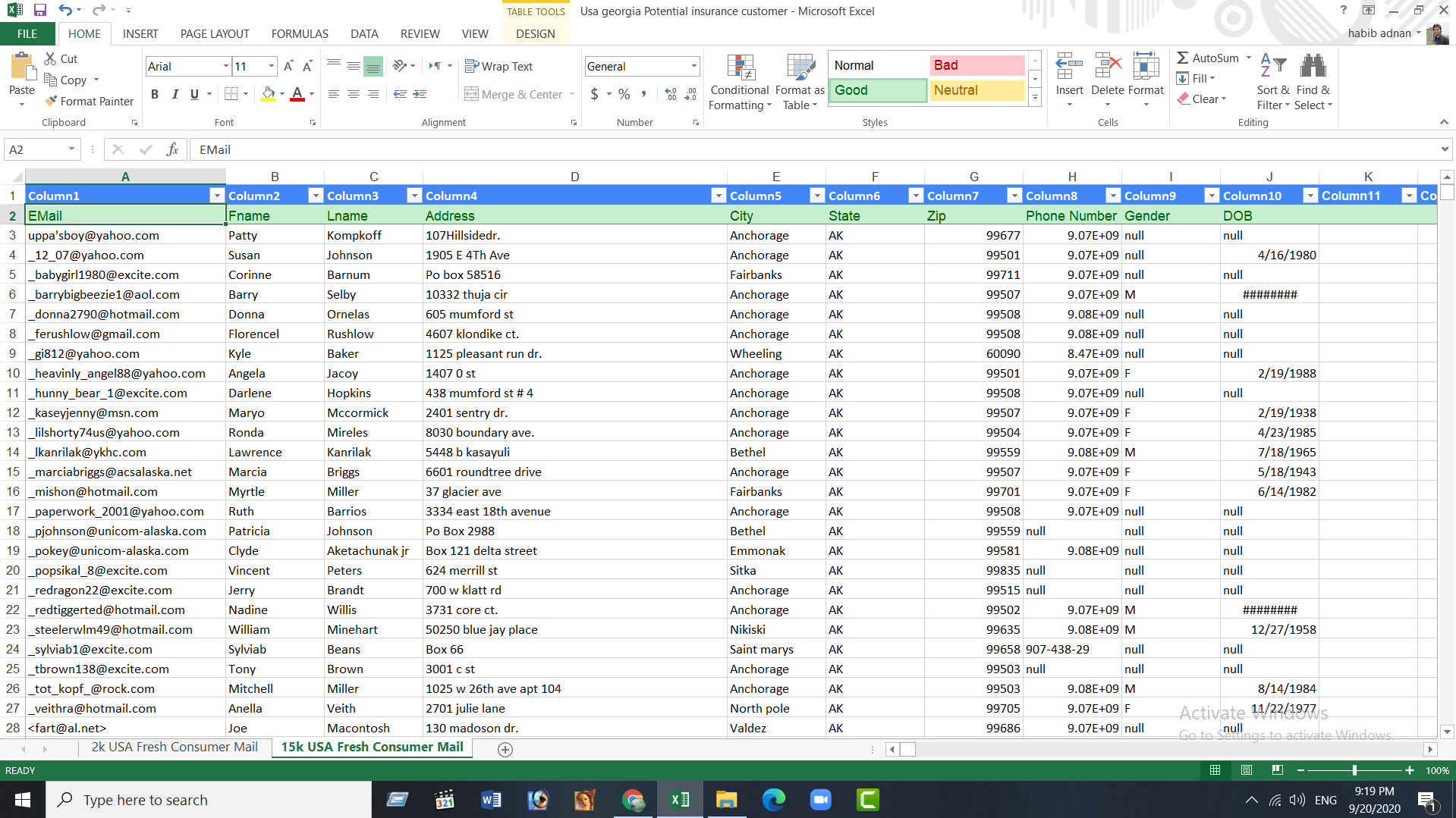 I will provide you 15k USA based Insurance Leads