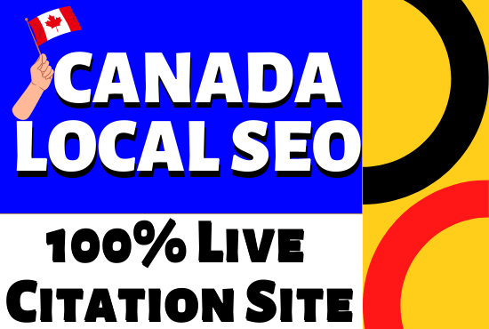 I will do Best Live local SEO citation for Canada