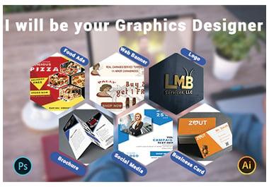 I will do all kinds of attractive graphics design work