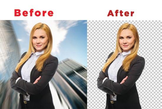 I will do remove background from any image nicely