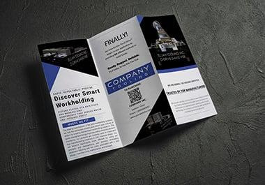 I will design attractive trifold brochure, flyer, leaflet etc